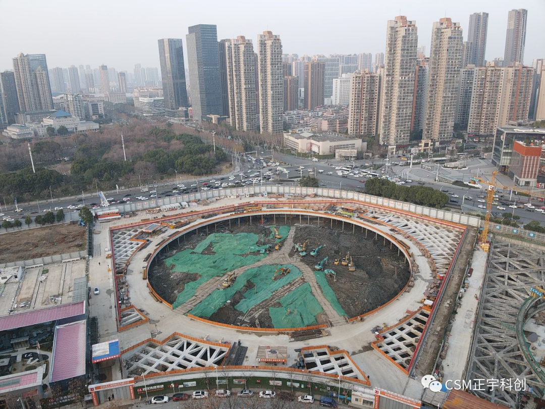 2023完美開端！上海金泰SMC工法鉆機(jī)助力武漢廣電全媒體中心項(xiàng)目